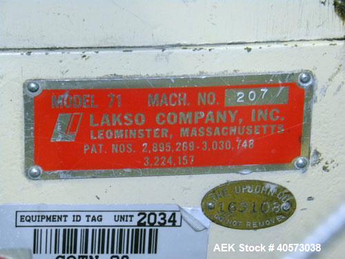 Used Lakso Model 71 Automatic Twin Head Cottoner