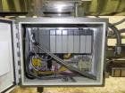 Used Lakso 450 Dual Station Inverted 'U' Cottoner. Machine has (2) cottoning heads for speeds up to 300 bottled per minute (depending on bottle size). Has a worm screw timing/alignment system. Comple...