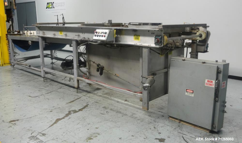 Used Busse Brothers Model GBD1 Semi Automatic Bulk Glass Depalletizer