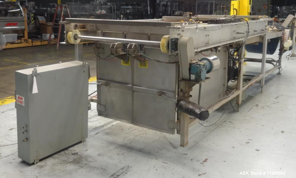 Used Busse Brothers Model GBD1 Semi Automatic Bulk Glass Depalletizer