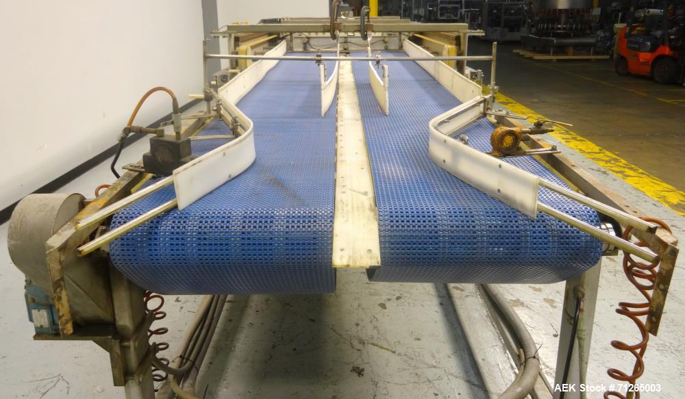 Used Busse Brothers Model GBD1 Semi Automatic Bulk Glass Depalletizer