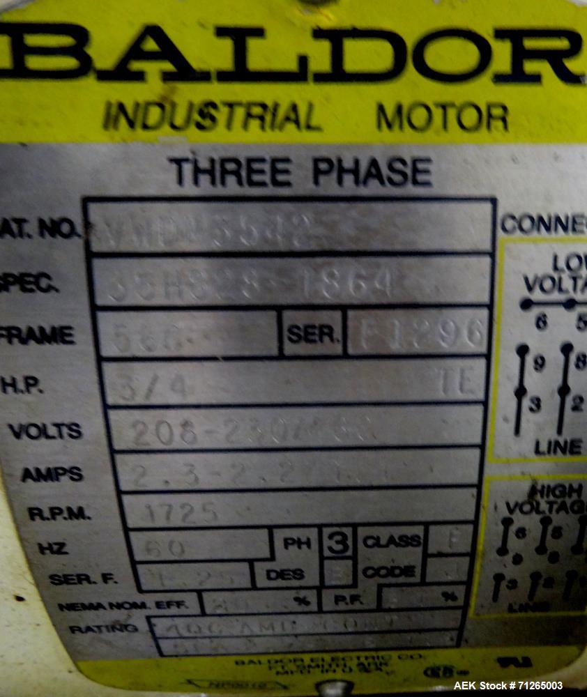 Used Busse Brothers Model GBD1 Semi Automatic Bulk Glass Depalletizer