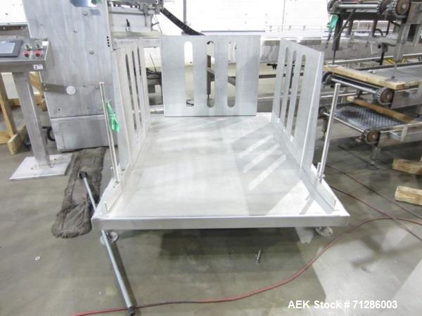 Used Priority One Depalletizer Model Xodus, low level discharge