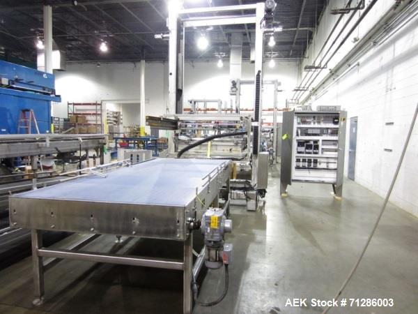Used Priority One Depalletizer Model Xodus, low level discharge