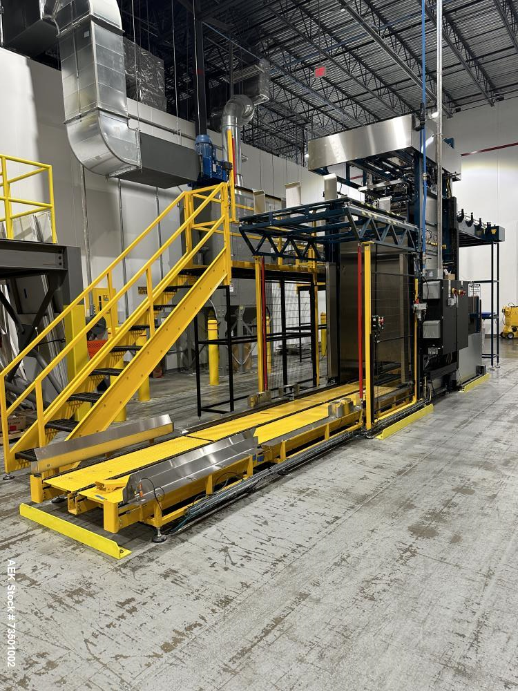 Unused SKA Fabricating Full Height Bulk Depalletizer With Slip Sheet Renoval