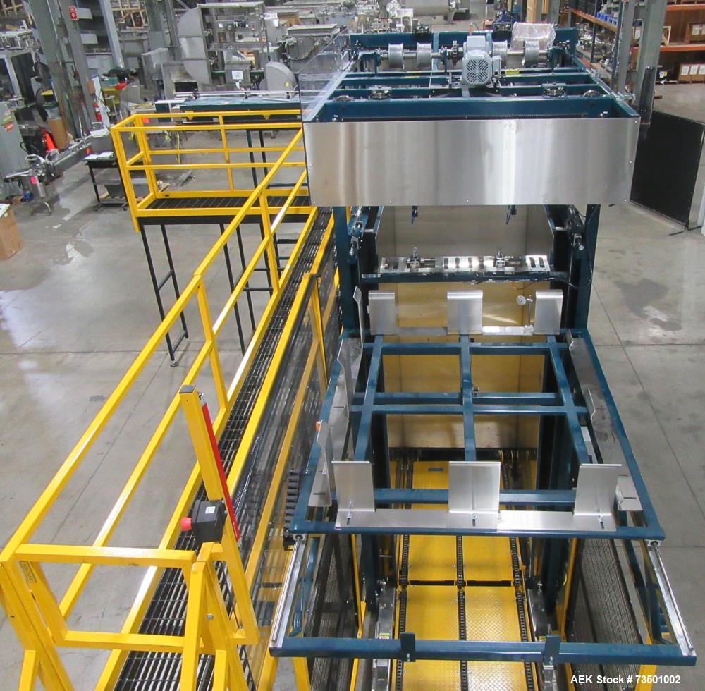 Unused GR-X FHA 3000 Full Height Automatic Depalletizer – SKA Fabricating, Chain Conveyor