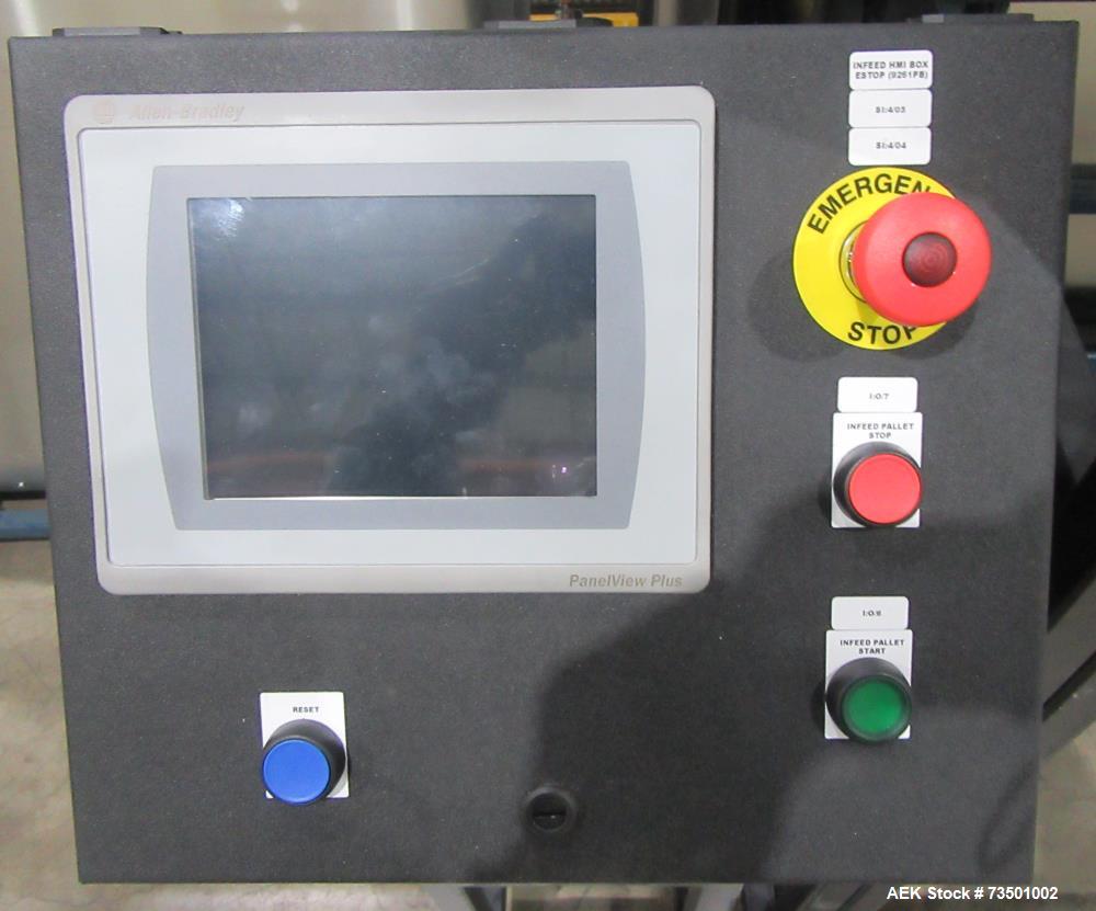 Unused GR-X FHA 3000 Full Height Automatic Depalletizer – SKA Fabricating, Chain Conveyor