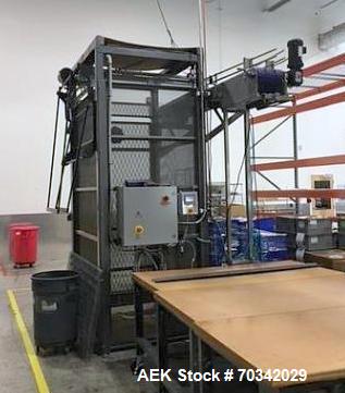 Ska Fabrication Can-I-Bus Depalletizer, rated for 400 cans per minute, full heig