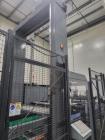 Used ABC Model 108 Automatic Bulk Depalletizer, sweep-off design. Heavy duty main frame with counter weighted elevator. Elevator vertical motion frequency driven with top of pallet sensor and encoder...