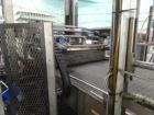 Used Priority One Low-level Bulk Depalletizer. Rated for glass or PET, 460 VAC 3 Phase 60 Hertz. Low-level container discharge, manual top-frame, stretch film and strap removal. Pallet stacker and sl...