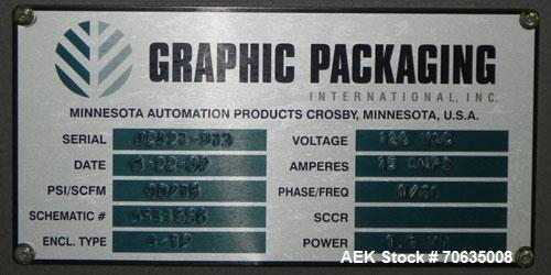 Used MGS Graphic Packaging Outserter and Conveyor