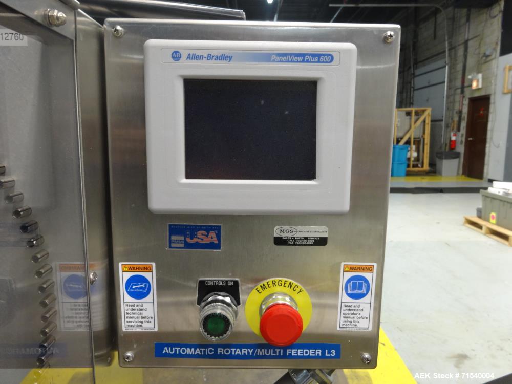 Used MGS Model RPP-331 Machine Corporation Rotary Feeder