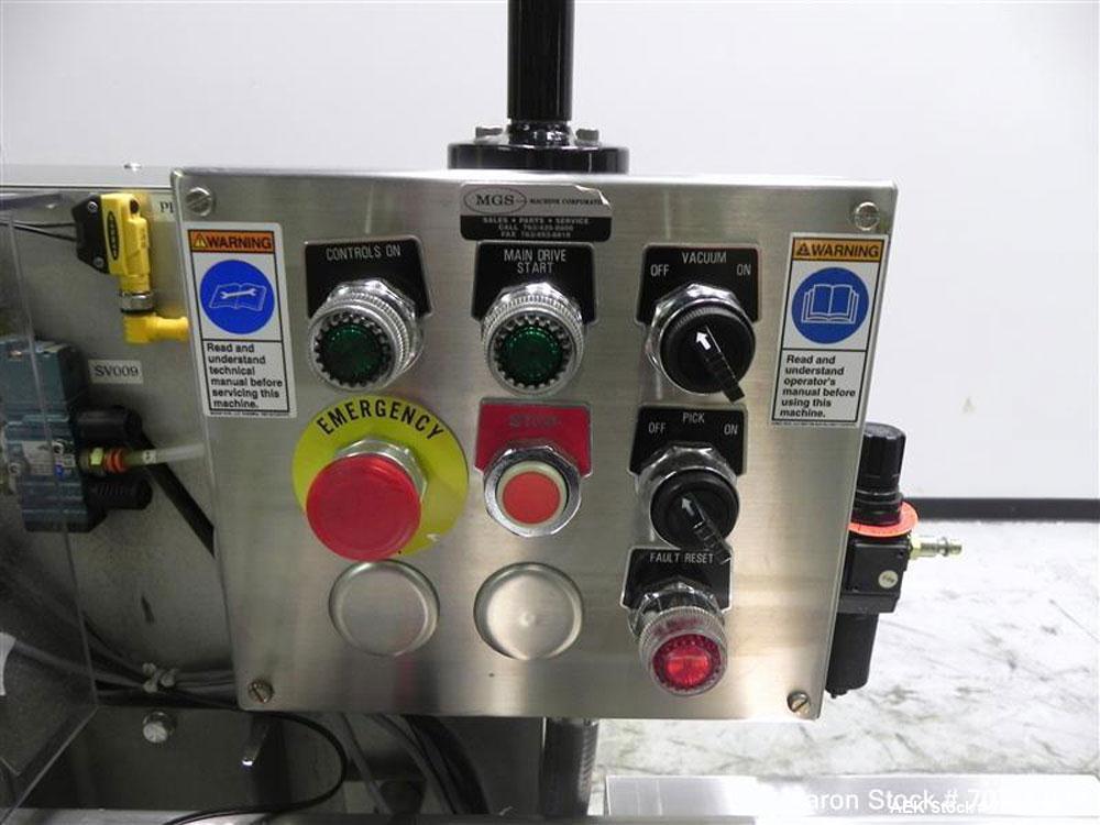 Used MGS Model RPP-231 Rotary Pick & Place Coupon and Leaflet Feeder