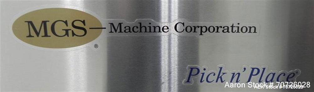 Used MGS Model RPP-231 Rotary Pick & Place Coupon and Leaflet Feeder