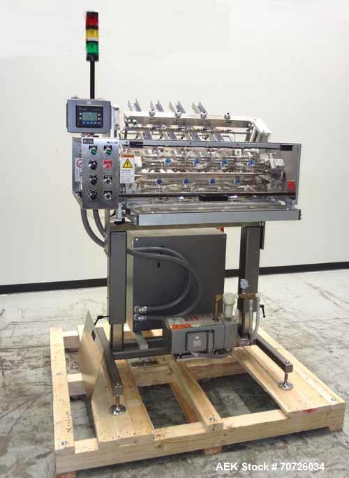 Used MGS Model RPP 424DB 4 Head Rotary Pick & Place Feeder