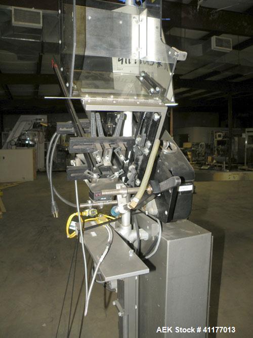 Used Minnesota Automation Reciprocating Coupon Feeder (topserter). Capable of speeds up to 90 units per minute. Has self contained Venturi style vacuum system, Allen Bradley SLC 500 Plc controls, and...