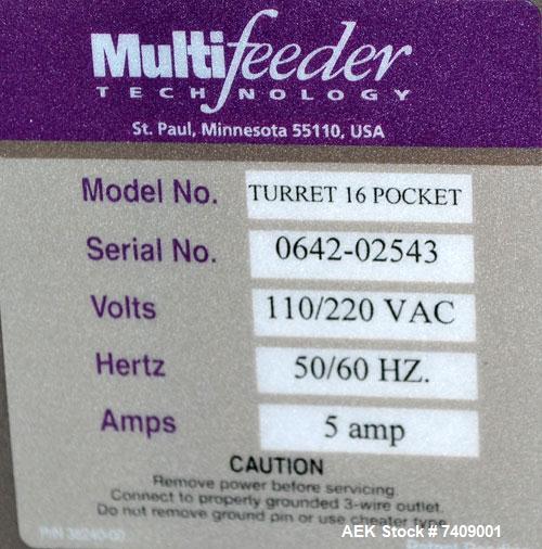 Used Multifeeder Technology High Capacity Rotating Magazine Leaflet Feeder