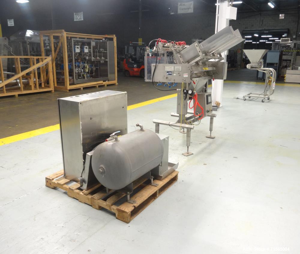 Used Barry-Wehmiller Reciprocating Placer 3-Head Tray Inserter
