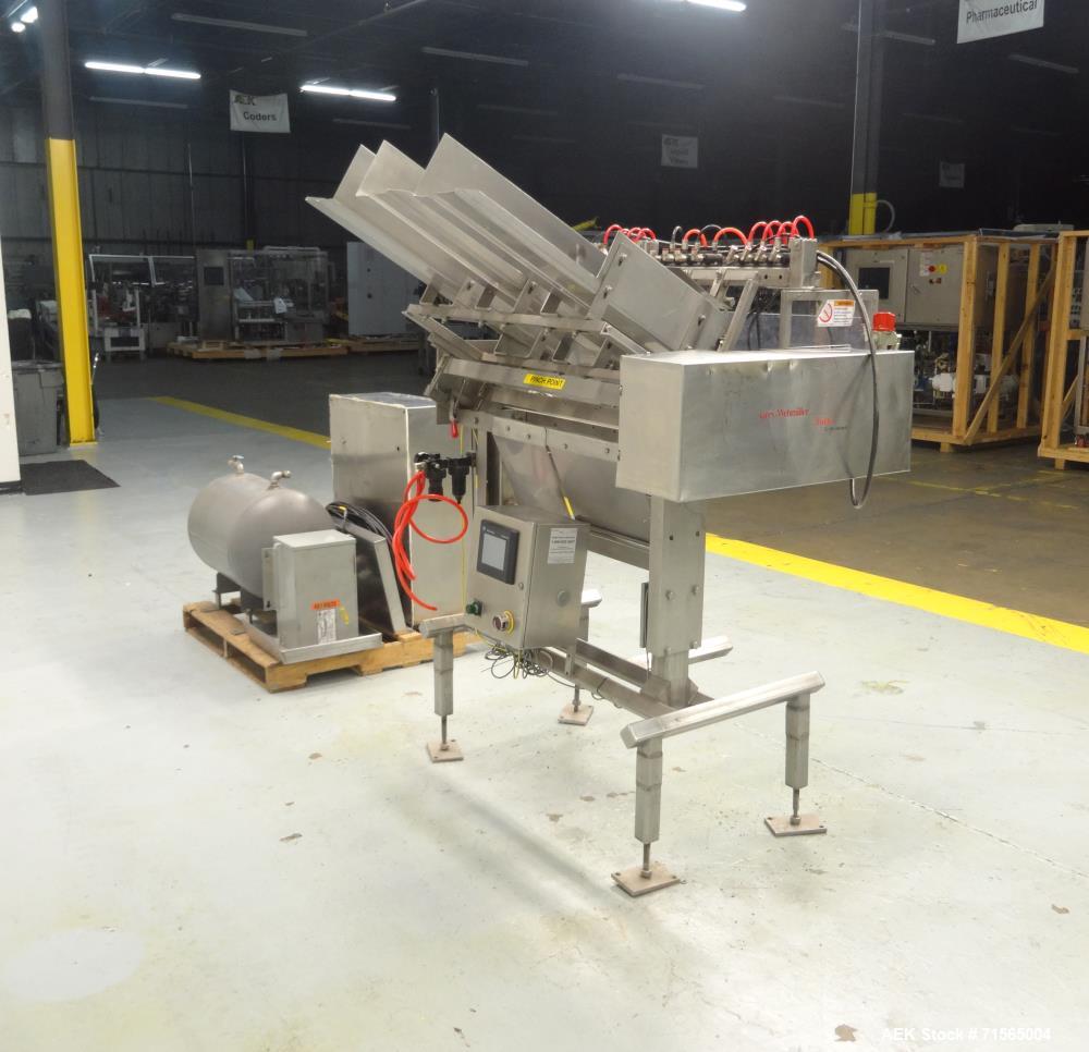 Used Barry-Wehmiller Reciprocating Placer 3-Head Tray Inserter