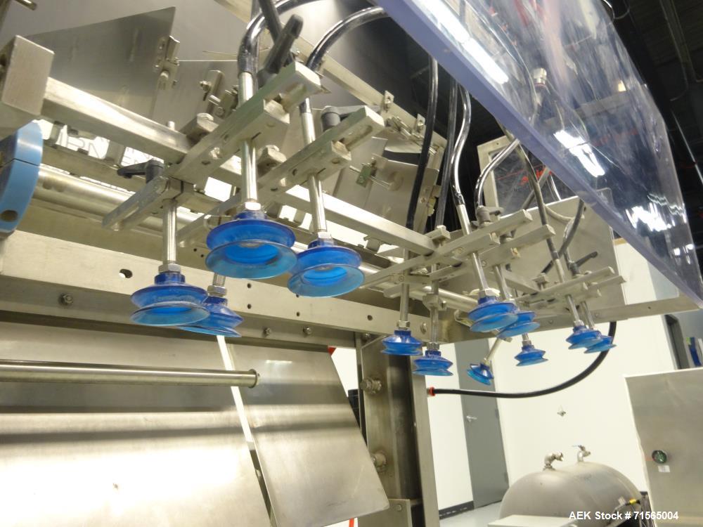 Used Barry-Wehmiller Reciprocating Placer 3-Head Tray Inserter