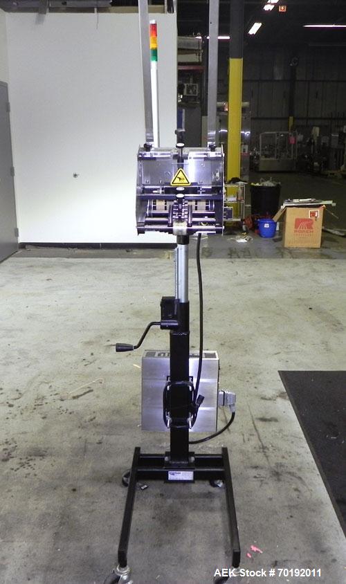 Used Streamfeeder Model ST850 Universal Friction Feeder. Machine capable of belt speeds up to 5500 inches per minute (140,000mm per minute). Product size range: length 2.5" to 8.5" or 63.5mm to 215.9...