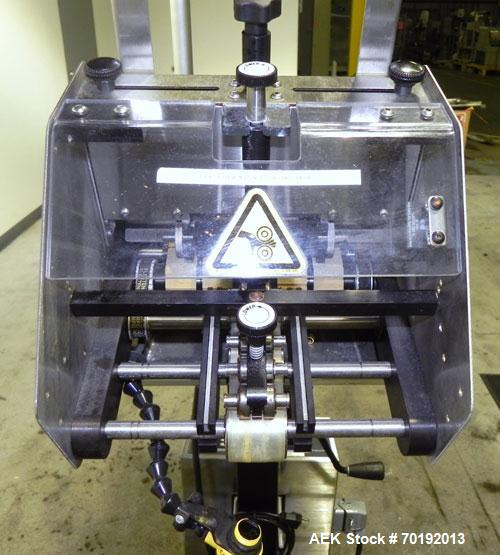 Used Streamfeeder Model ST850 Universal Friction Feeder. Machine capable of belt speeds up to 5500 inches per minute (140,000mm per minute). Product size range: length 2.5" to 8.5" or 63.5mm to 215.9...
