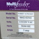 Used Multifeeder Technology High Capacity Rotating Magazine Leaflet Feeder