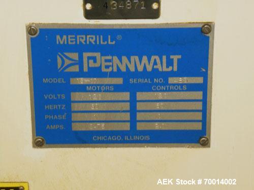 Used- Merrill Pennwalt Model 15-10 (10) Head Desiccant Canister Dropper