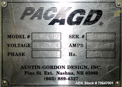Used Austin Gordon Model PD-202 Desiccant / Pouch Feeder