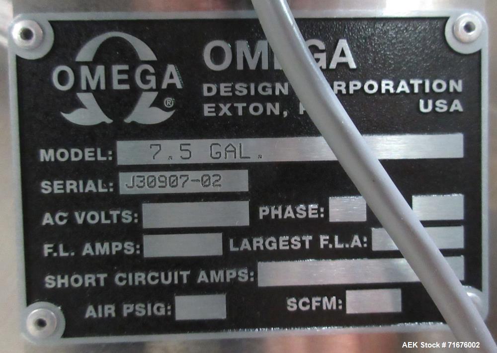 Used Omega Design Model CDF-1D1 Canister Style Desiccant Feeder