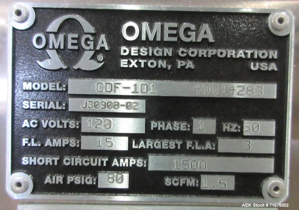 Used- Omega Design Model CDF-1D1 Canister Style Desiccant Feeder