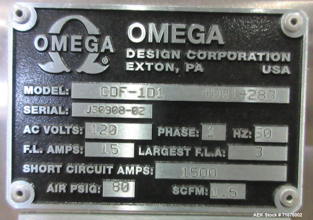 Used Omega Design Model CDF-1D1 Canister Style Desiccant Feeder