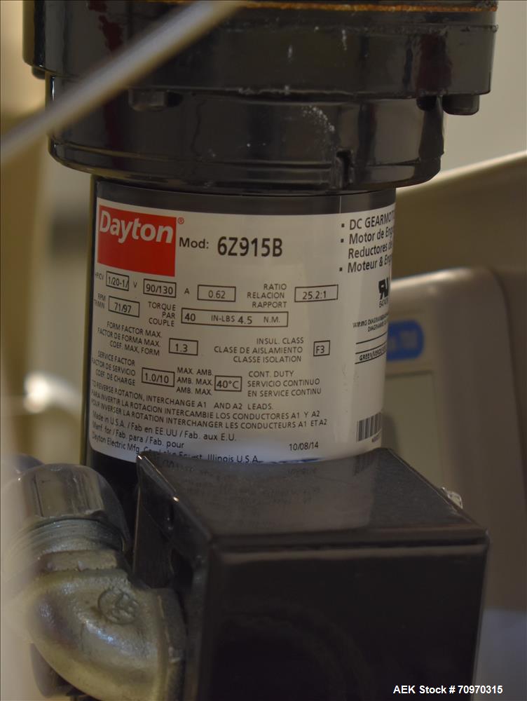 Used Omega Design Omni Feeder Combination Canister Desiccant Feeder. Capable of speeds up to 600 CPM (Single Drop) or 300 CPM (Double Drop). Servo operation, Allen Bradley PLC with integrated touch s...