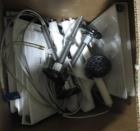 Used Active Pak Automation dessicant feeder, model APA2000, portable design, with infeed roll, 480 volt, 3 phase, serial# 2004167A, built 2004.