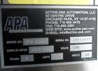 Used Active Pak Automation dessicant feeder, model APA2000, portable design, with infeed roll, 480 volt, 3 phase, serial# 2004167A, built 2004.