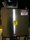 Used Austin Gordon Model PD-202 Desiccant / Pouch Feeder. Machine is rated at speeds up to 245 ppm, depending on size of pouch. Designed for pre-made pouches with a size range: Length 3/4