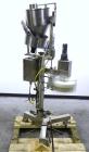 Used Omega Design Desiccant Feeder, Model DF-1. Capable of speeds up to 200 BPM. Continuous motion unit with star wheel indexing, can handle 1, 2 or 3 gram canisters with correct changeparts. Current...