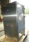 Used Palace Canister Desiccant Feeder, model P-DF. Capable of speeds up to 280 CPM on a single insertion. AB PLC controls. Integrated desiccant elevator feeder.