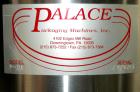 Used Palace Canister Desiccant Feeder, model P-DF. Capable of speeds up to 280 CPM on a single insertion. AB PLC controls. Integrated desiccant elevator feeder.