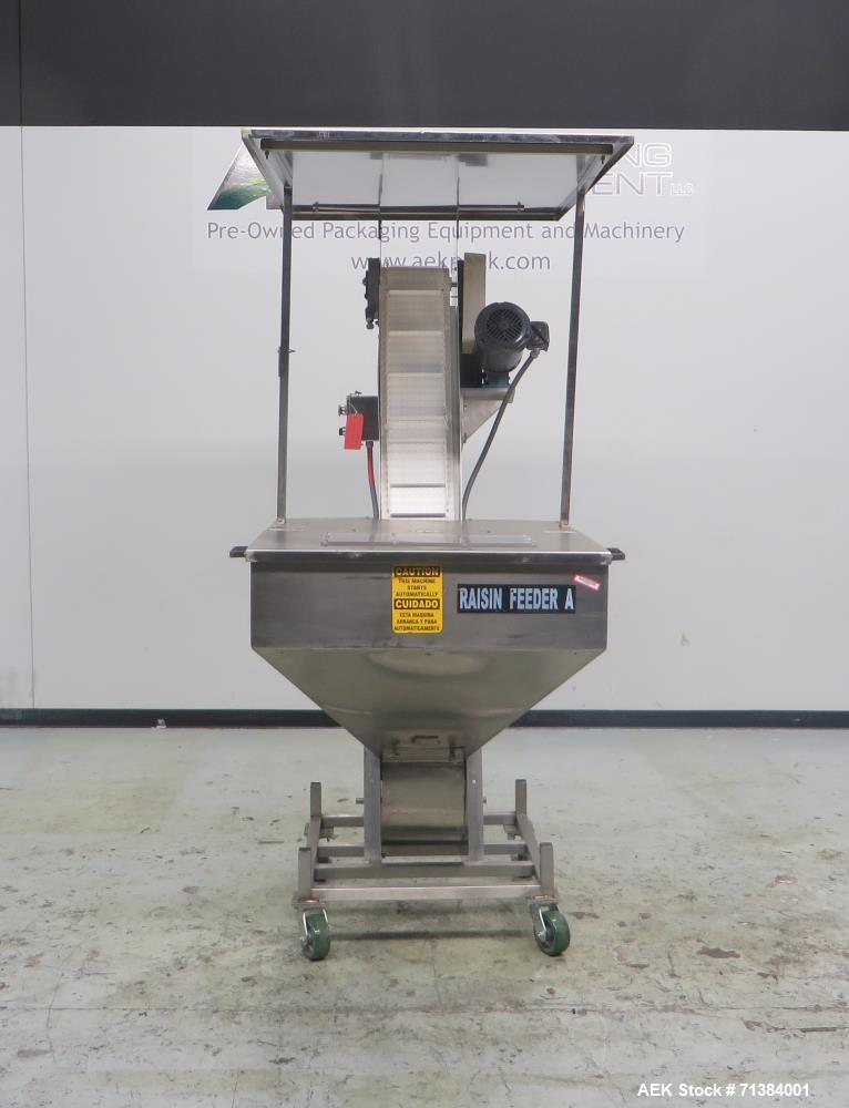 Used Incline Belt Conveyor With Hopper