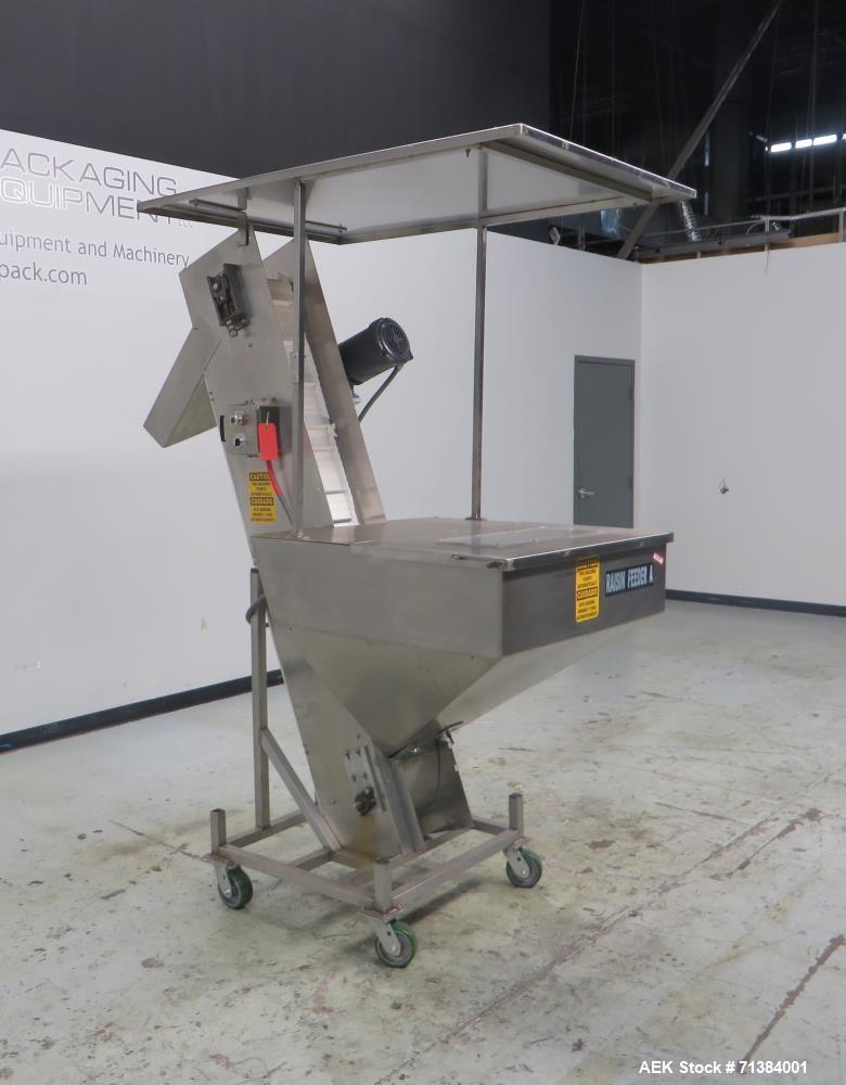 Used Incline Belt Conveyor With Hopper
