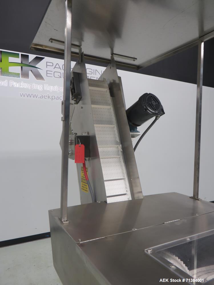 Used Incline Belt Conveyor With Hopper