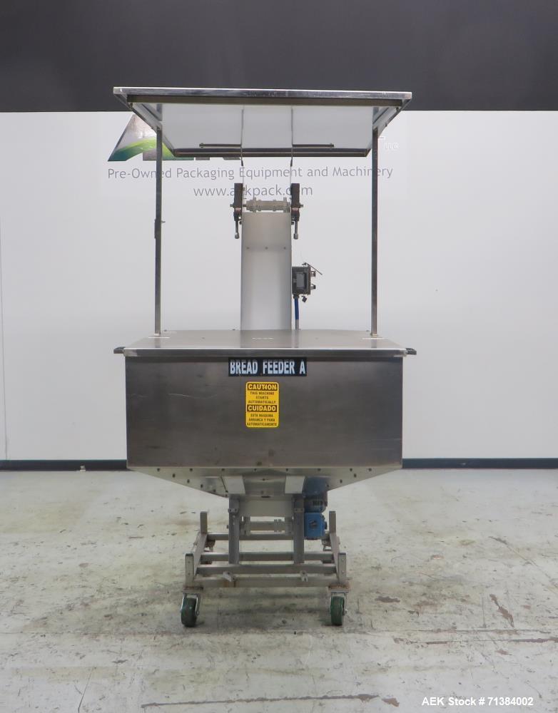 Used Incline Belt Conveyor With Hopper