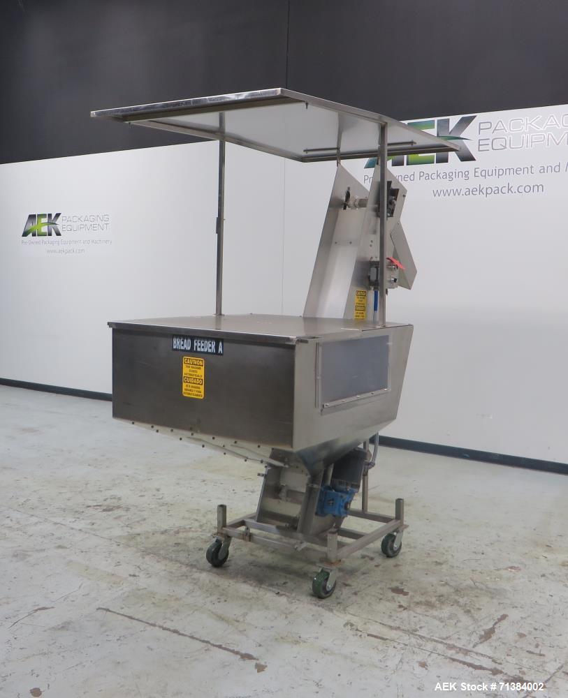 Used Incline Belt Conveyor With Hopper