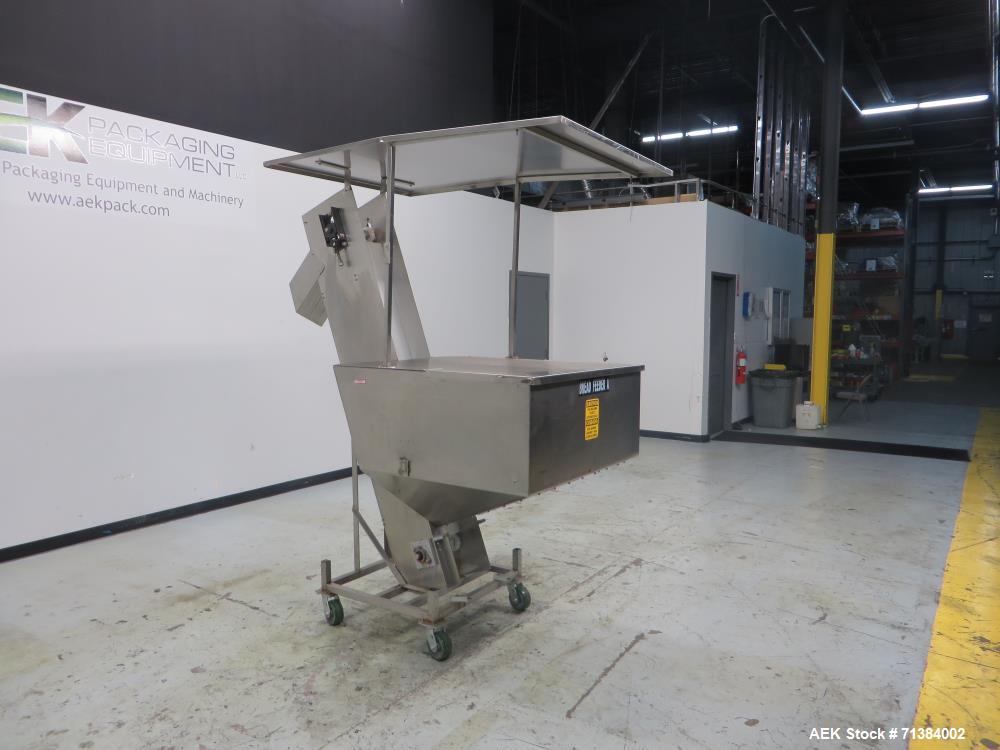 Used Incline Belt Conveyor With Hopper