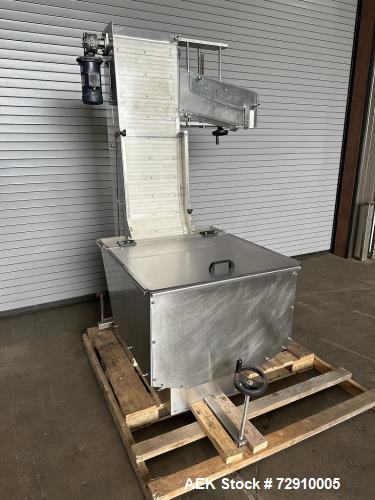 Used- Acasi Model TruCap-6-WFall Waterfall Style Bulk Cap Feed Elevator Sorter