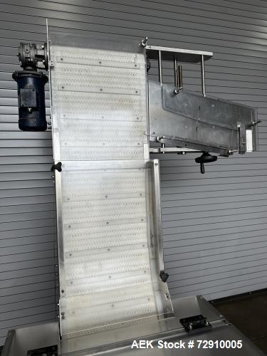 Used- Acasi Model TruCap-6-WFall Waterfall Style Bulk Cap Feed Elevator Sorter