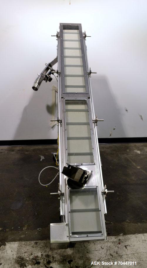 Used Flex Link Incline Cleated Belt Conveyor