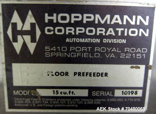 Used Stainless Steel Hoppmann Cap Elevator