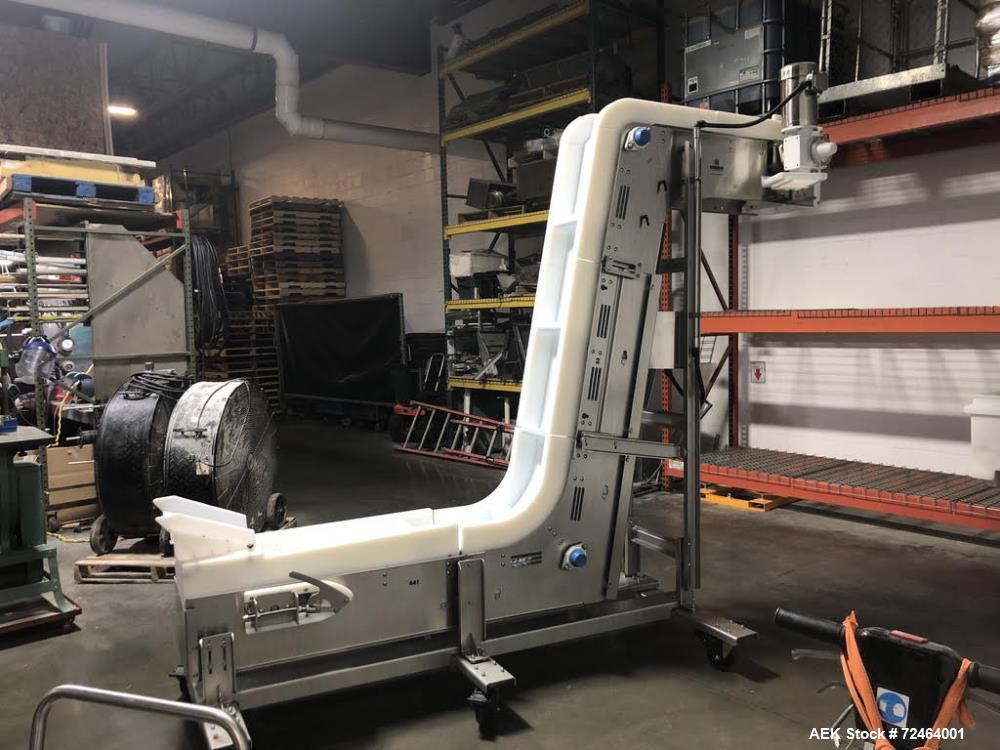 Used Nercon Flighted Z-Incline Conveyor